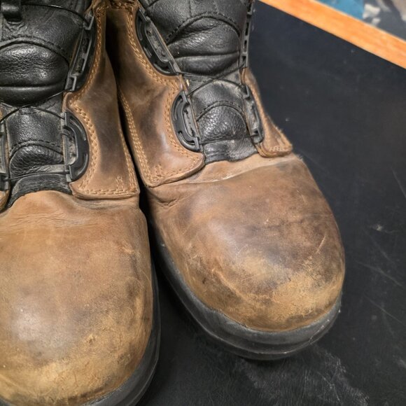 Red Wing 4216 Work Hiking Boots Men’s Size 13 D Waterproof Brown Saftey Toe - Picture 3 of 12